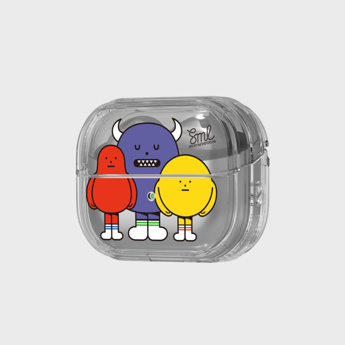 에스엘비에스(SLBS) 스티키몬스터랩 프렌즈 클리어 커버 for Galaxy Buds3 Pro