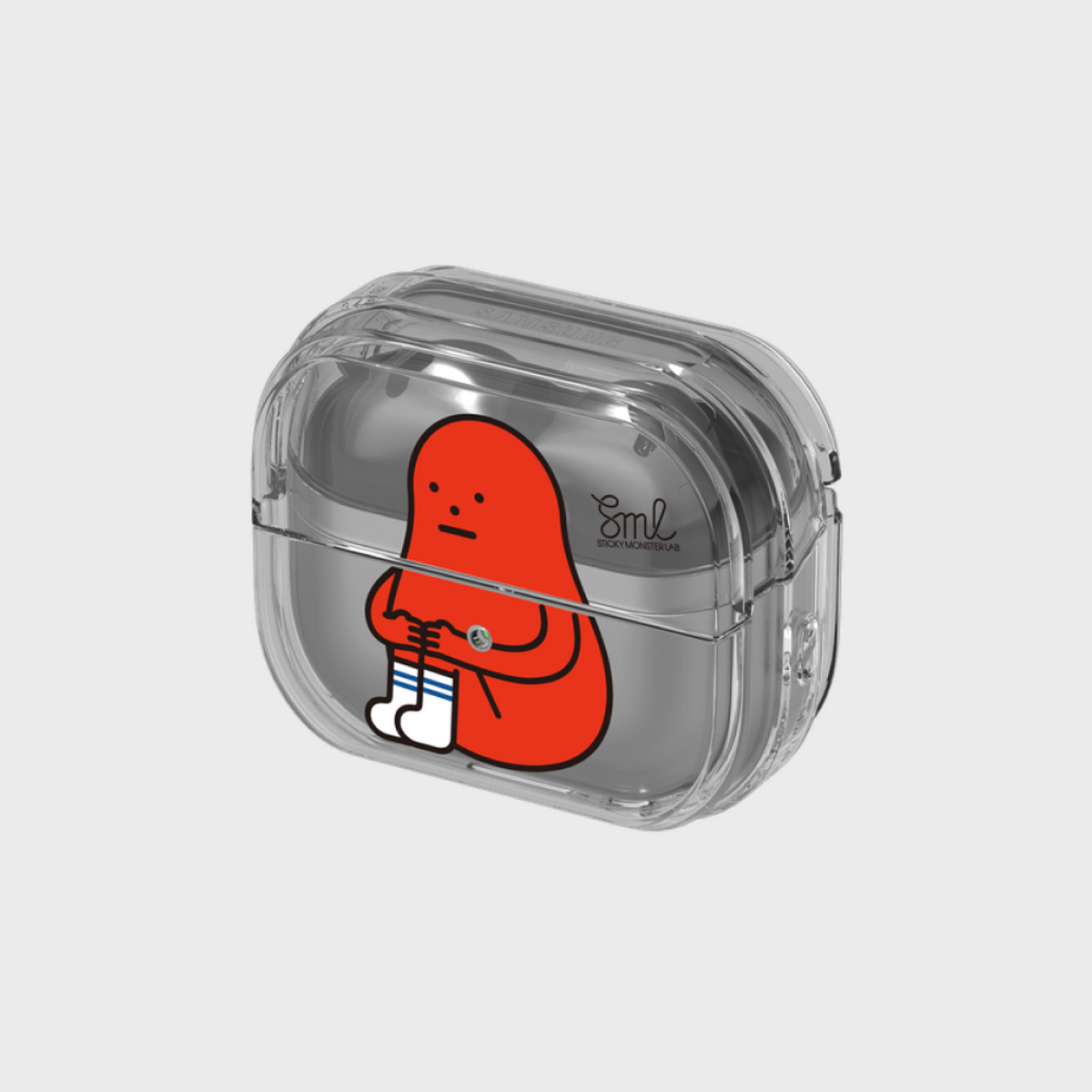 에스엘비에스(SLBS) 스티키몬스터랩 레드몬 클리어 커버 for Galaxy Buds3 Pro