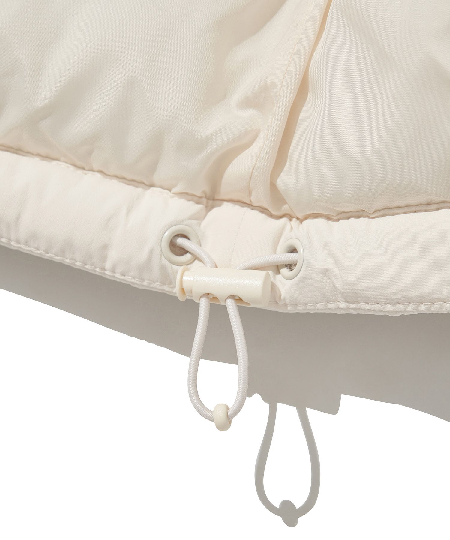 MUSINSA | URBANDTYPE Heavy Square Collar Short Padding_Ivory
