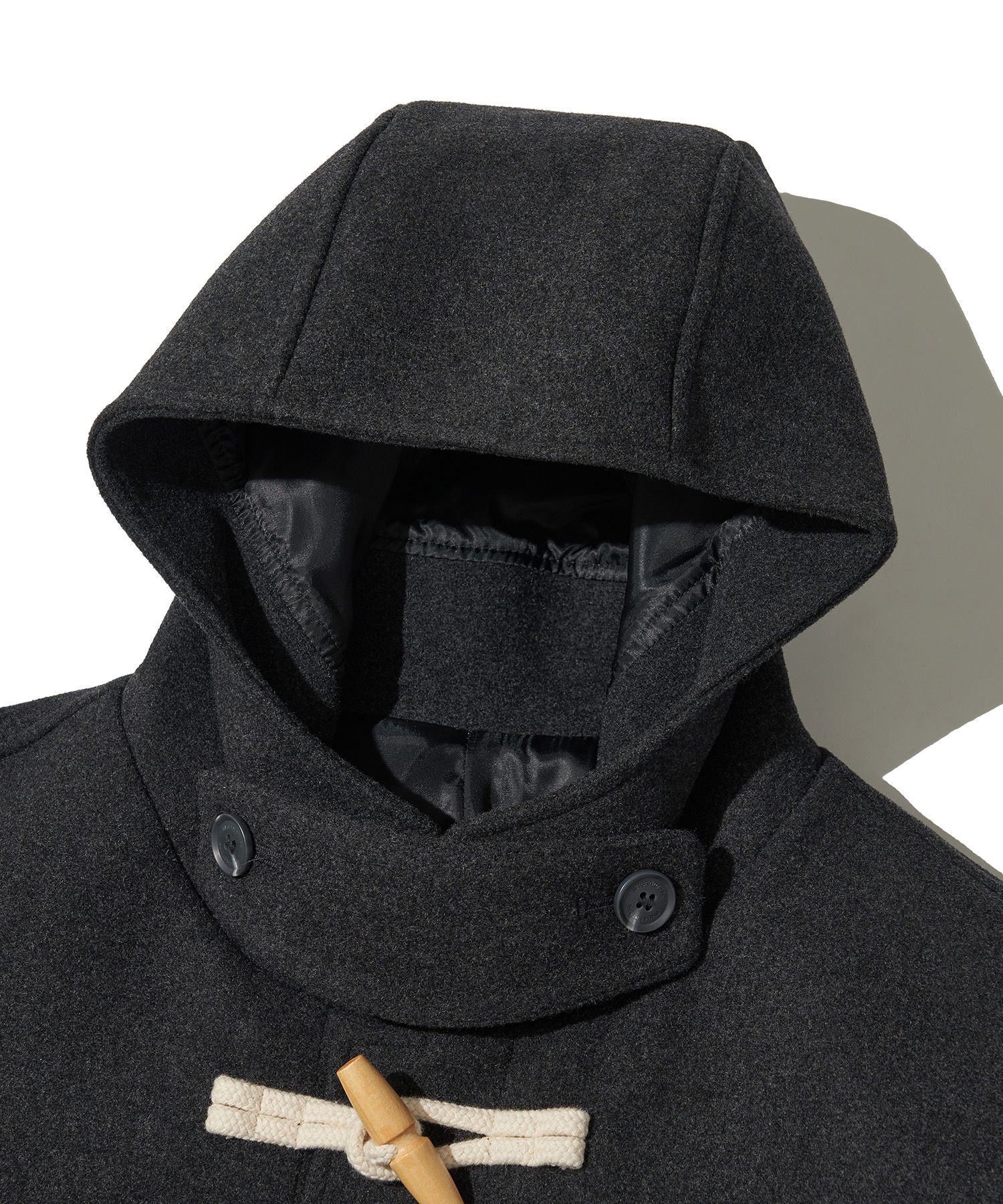 MUSINSA | URBANDTYPE Heated Wool Melton Duffle Coat (Wool 61