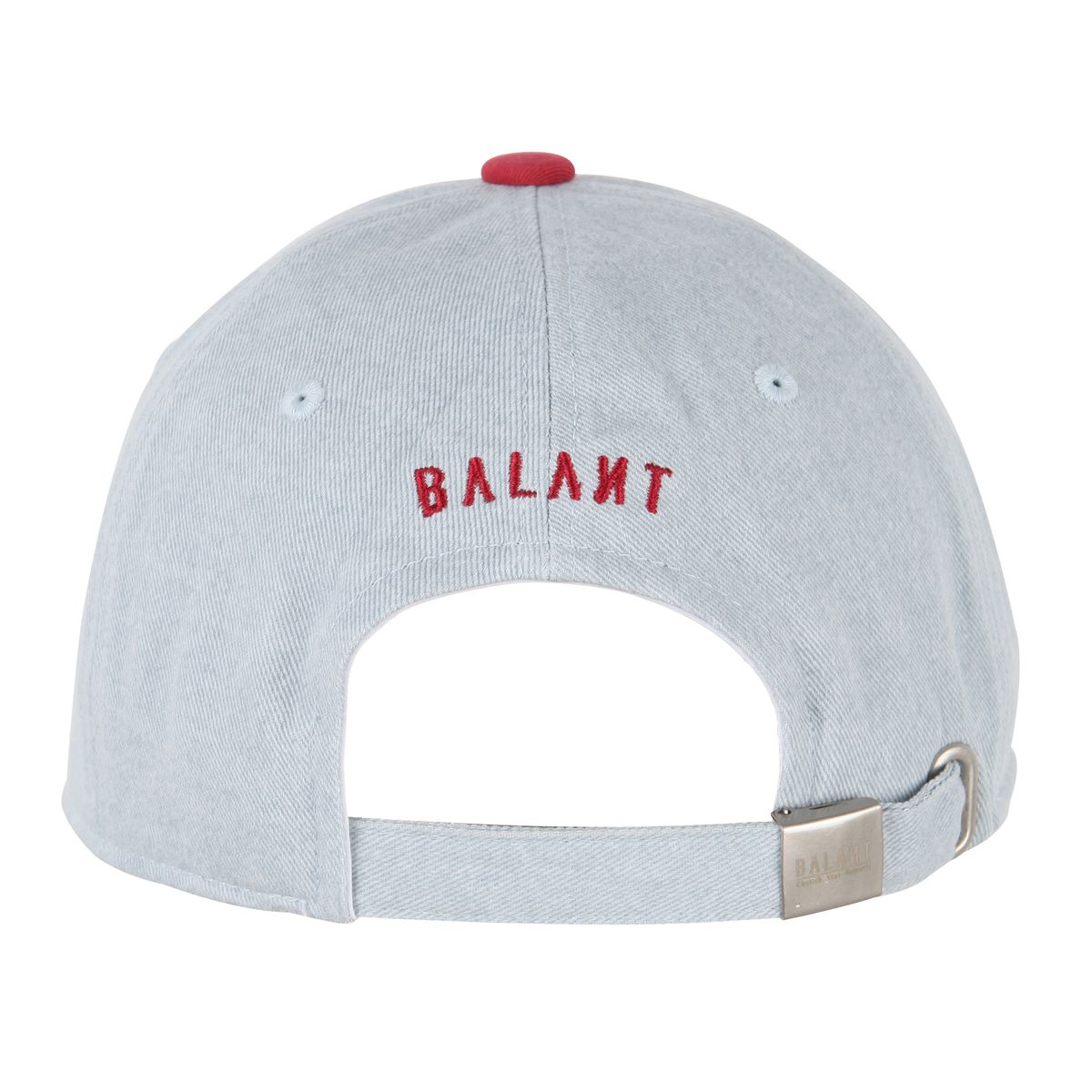 발란트(BALANT) Denim Embroidery Ball Cap [Red]
