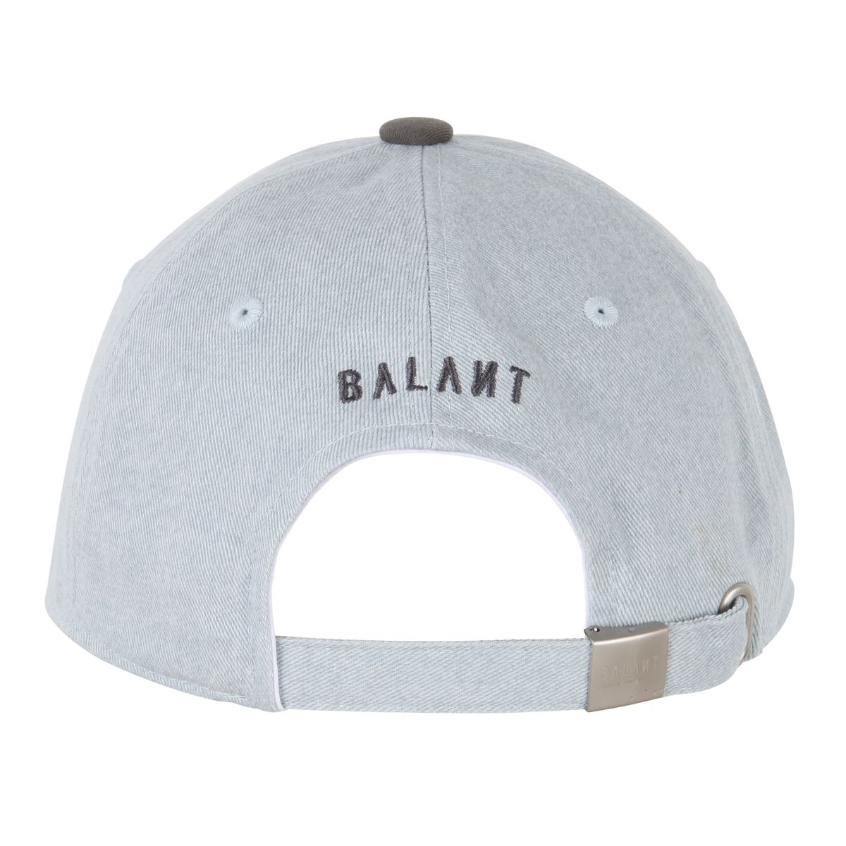 발란트(BALANT) Denim Embroidery Ball Cap [Grey]