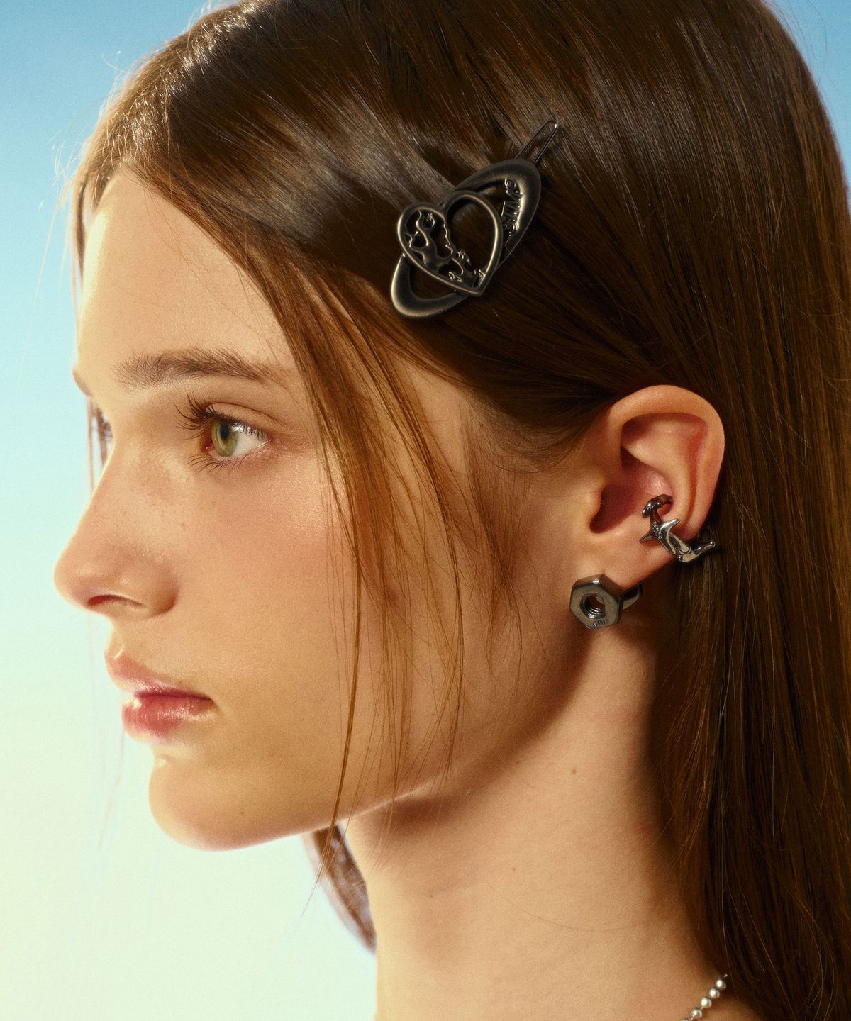 센티멍(SENTIMENTS) NO.492 [BLACK] NUT EARRING