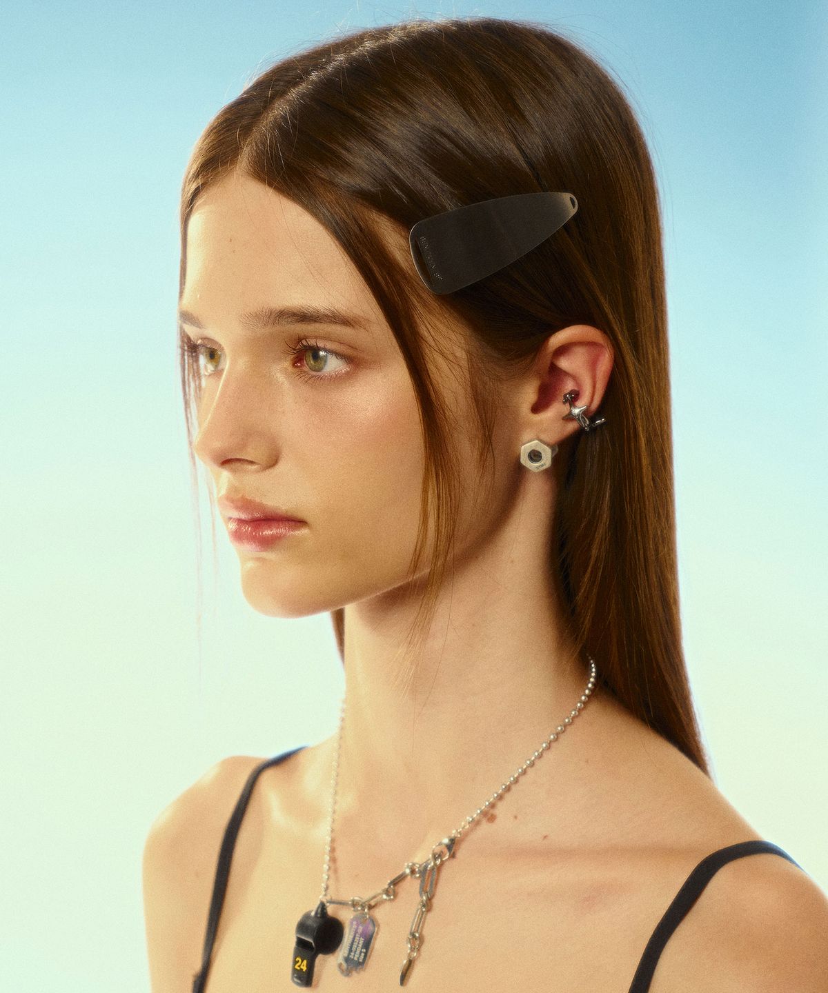 센티멍(SENTIMENTS) NO.492 [BURNISH] NUT EARRING