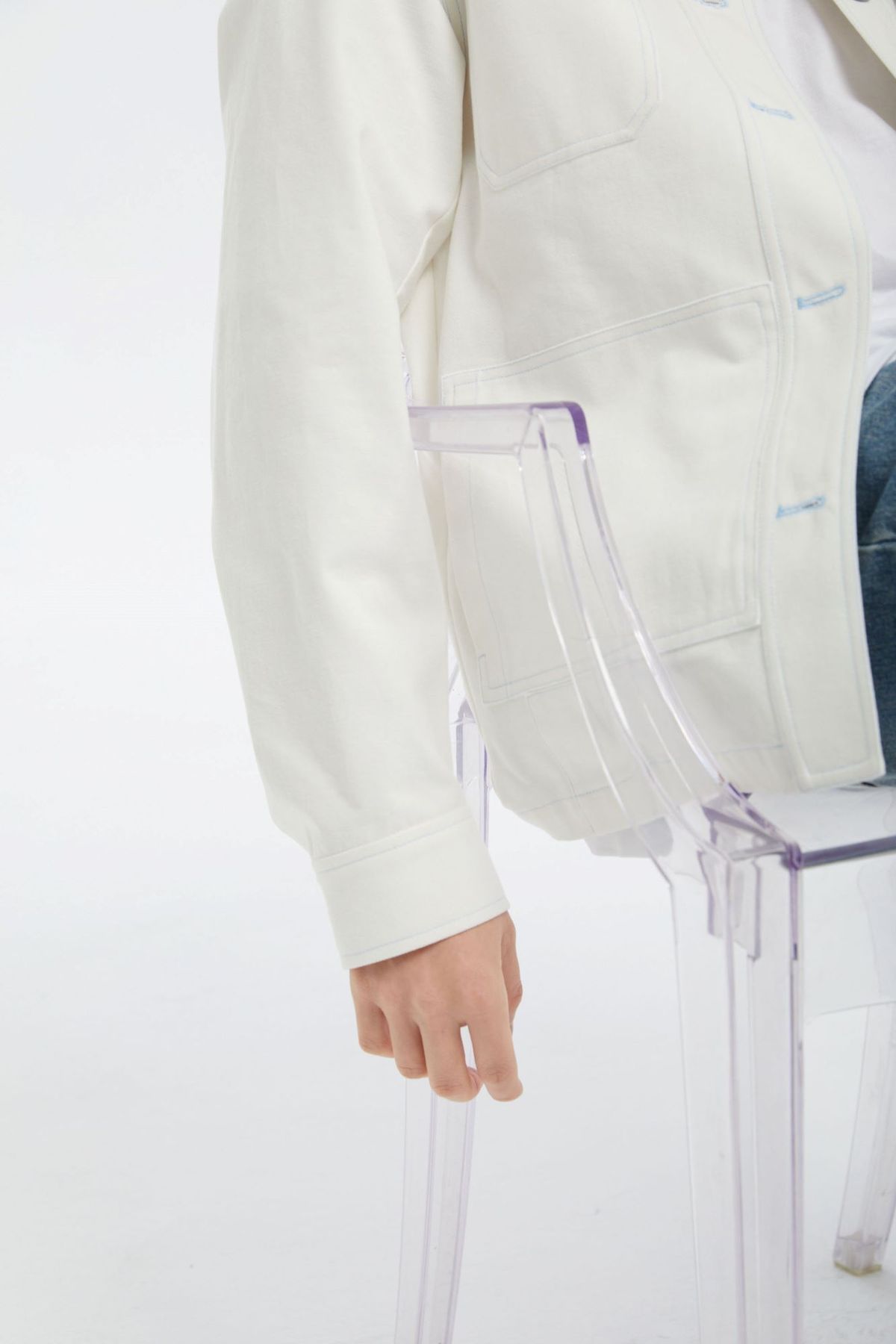 셀피시어펙션(SELFISHAFFECTION) Jacket Marais (Off white)