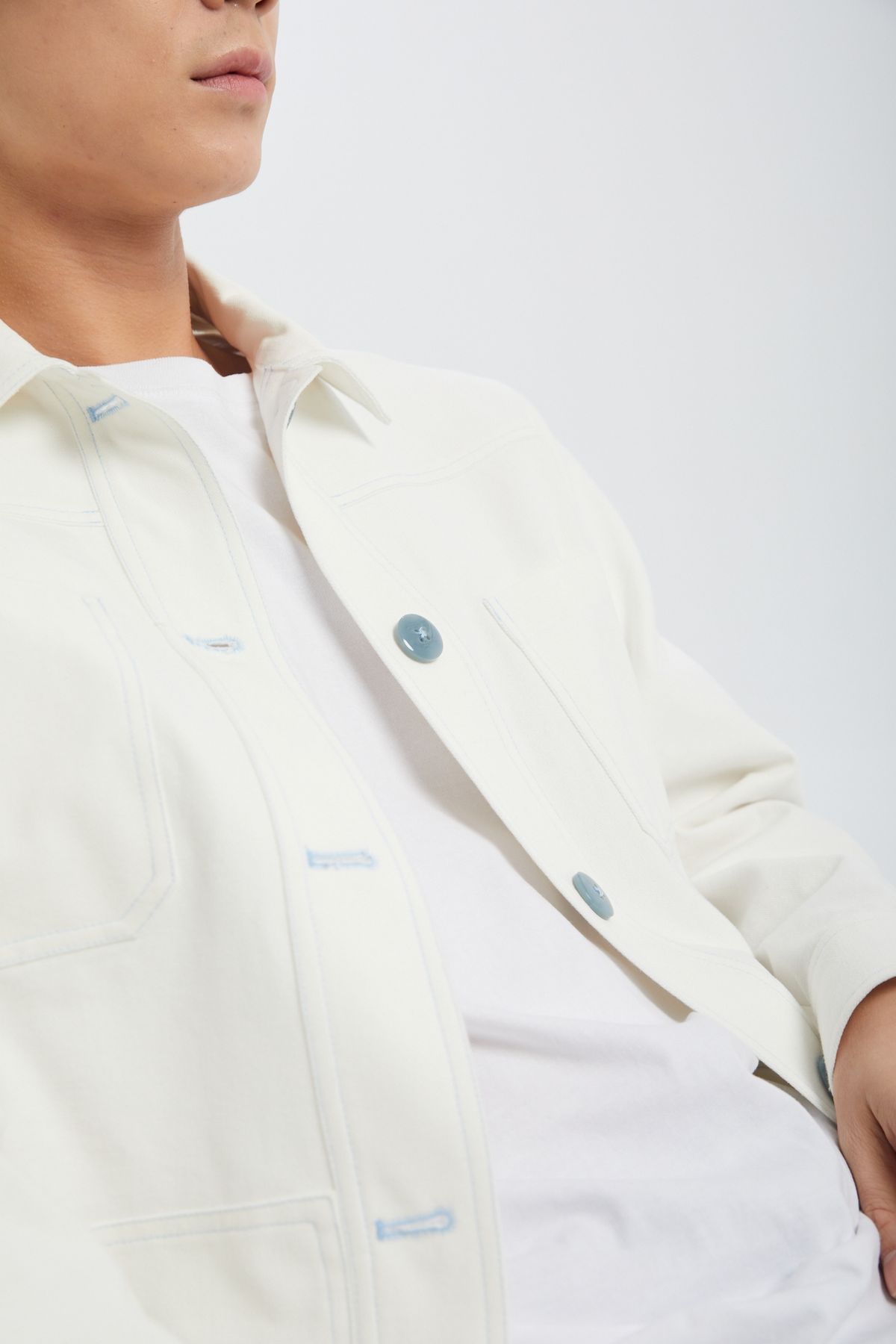 셀피시어펙션(SELFISHAFFECTION) Jacket Marais (Off white)