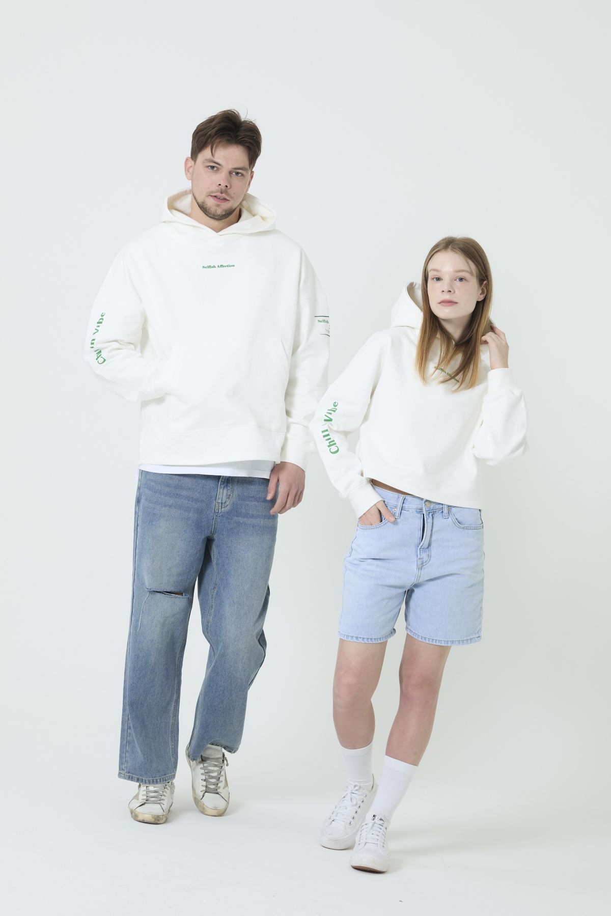 셀피시어펙션(SELFISHAFFECTION) BUD Hoodie (Off-White)