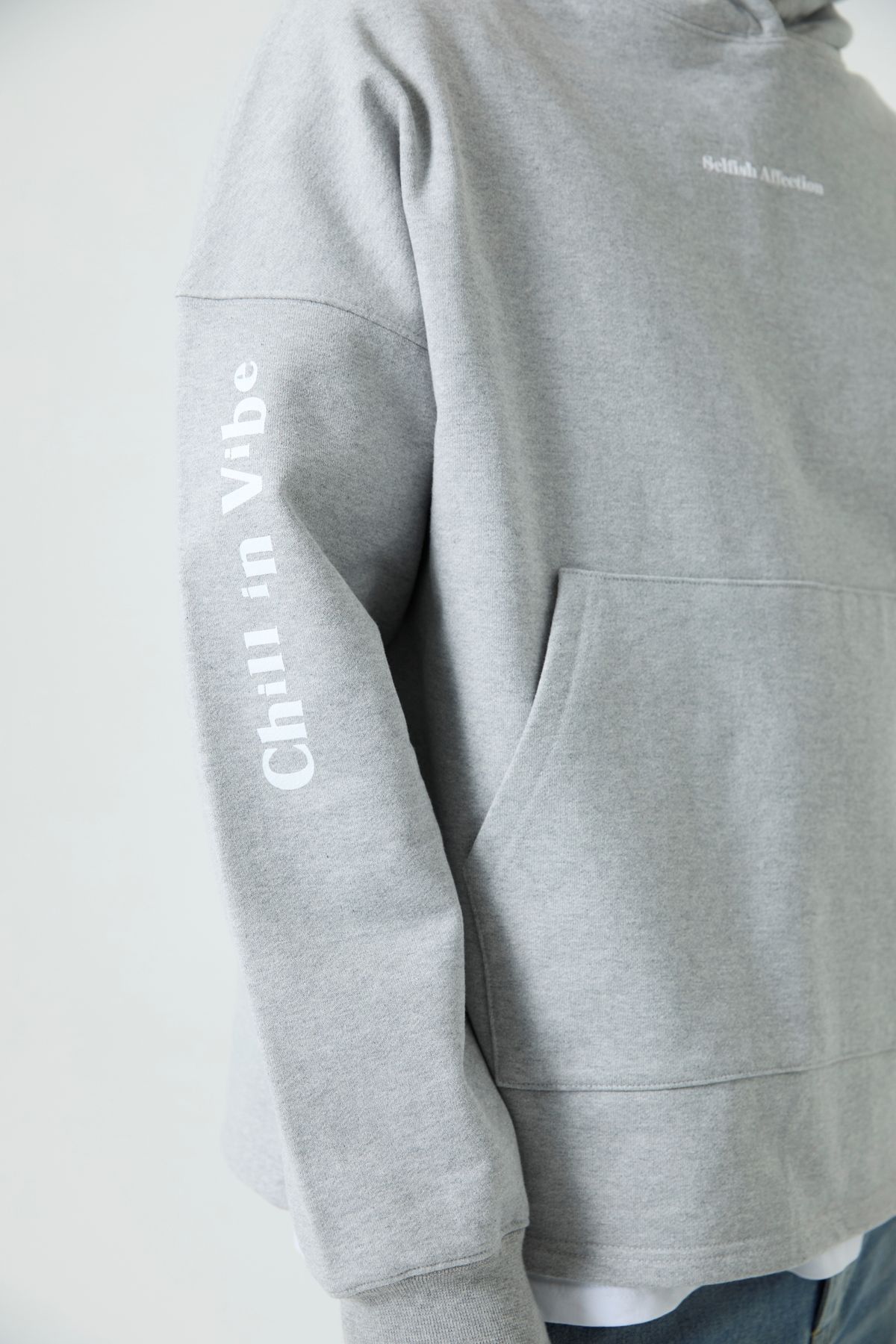 셀피시어펙션(SELFISHAFFECTION) BUD Hoodie (Grey)