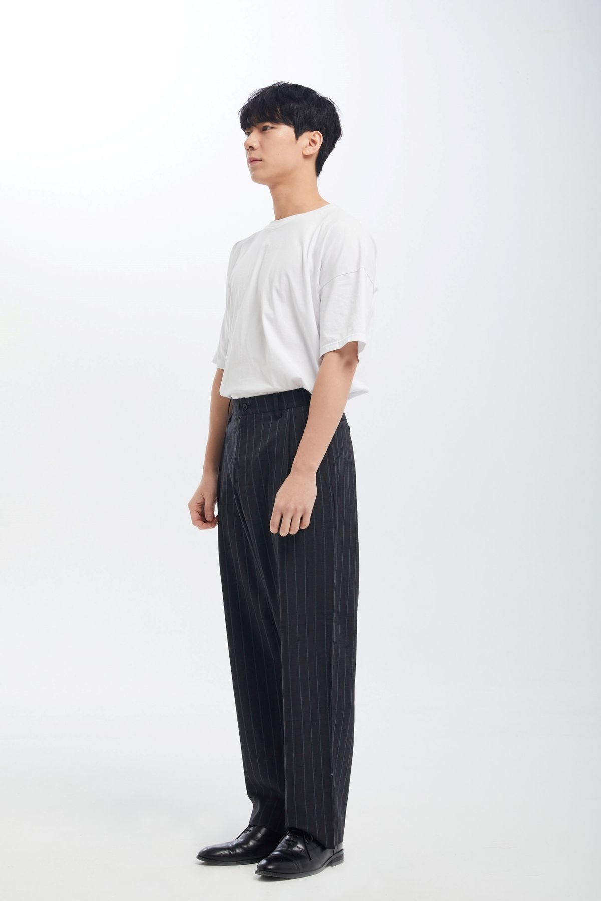 셀피시어펙션(SELFISHAFFECTION) Charcoal Grey Wool Pants