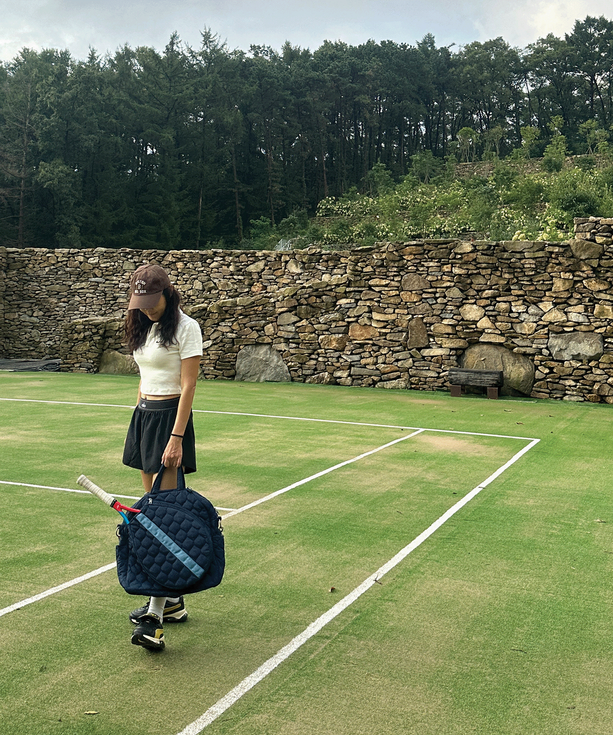 헤이쥬드(HEYJUD) Mate Tennis Bag 메이트 테니스 가방 (Radu Navy __ 딥블루 )