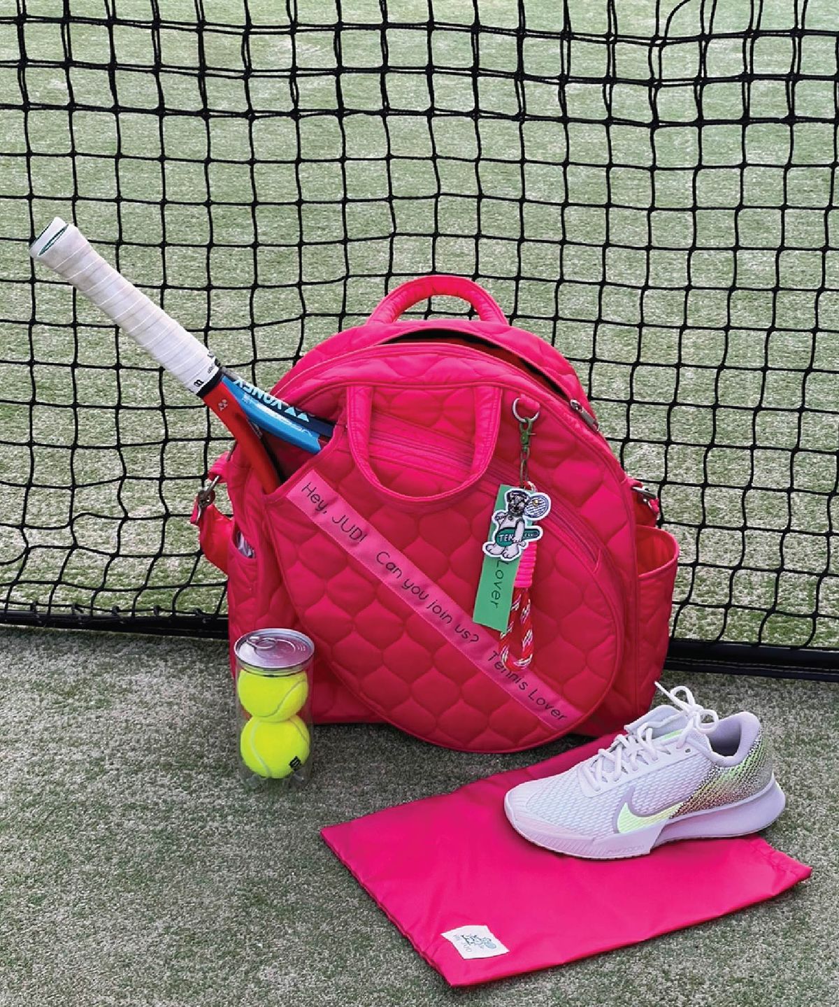 헤이쥬드(HEYJUD) Mate Tennis Bag 메이트 테니스 가방 (Sera Magenta _ 핑크 )
