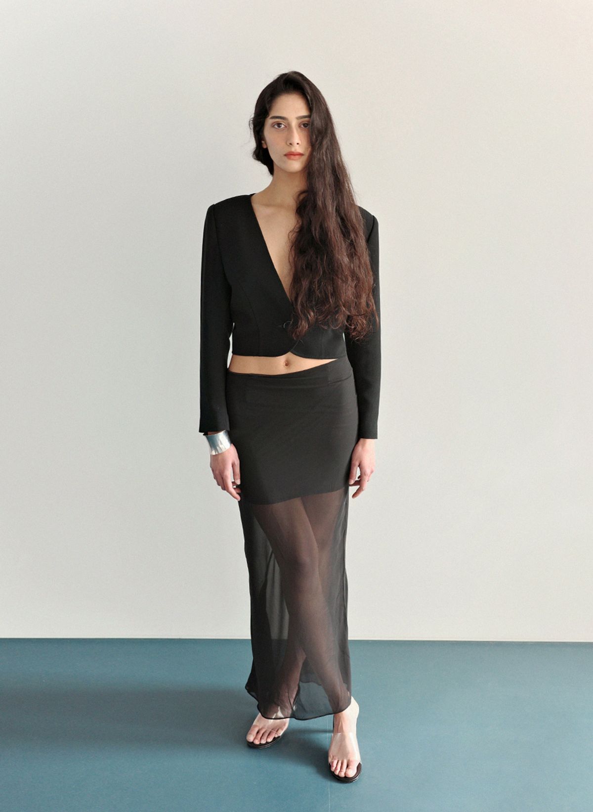 디파블로(D.PABLO) mermaid black skirt