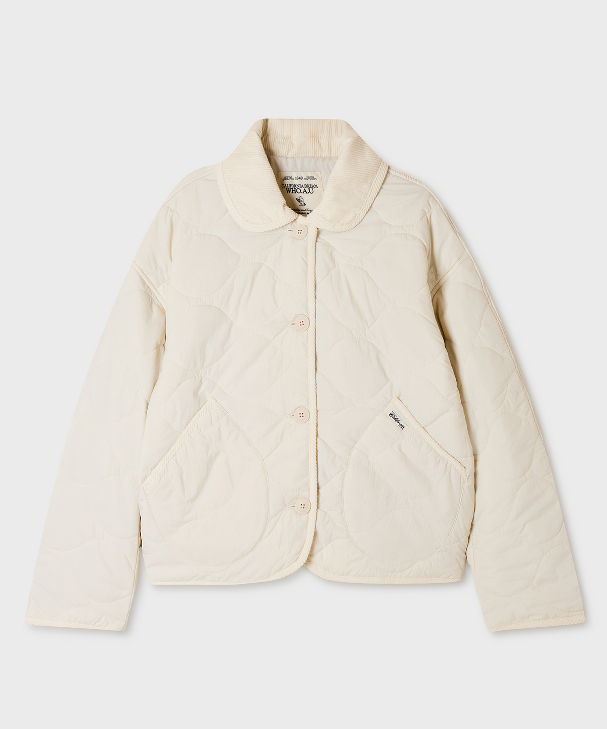 후아유(WHO.A.U) Collar Quilting Jacket / WHJJG4924F