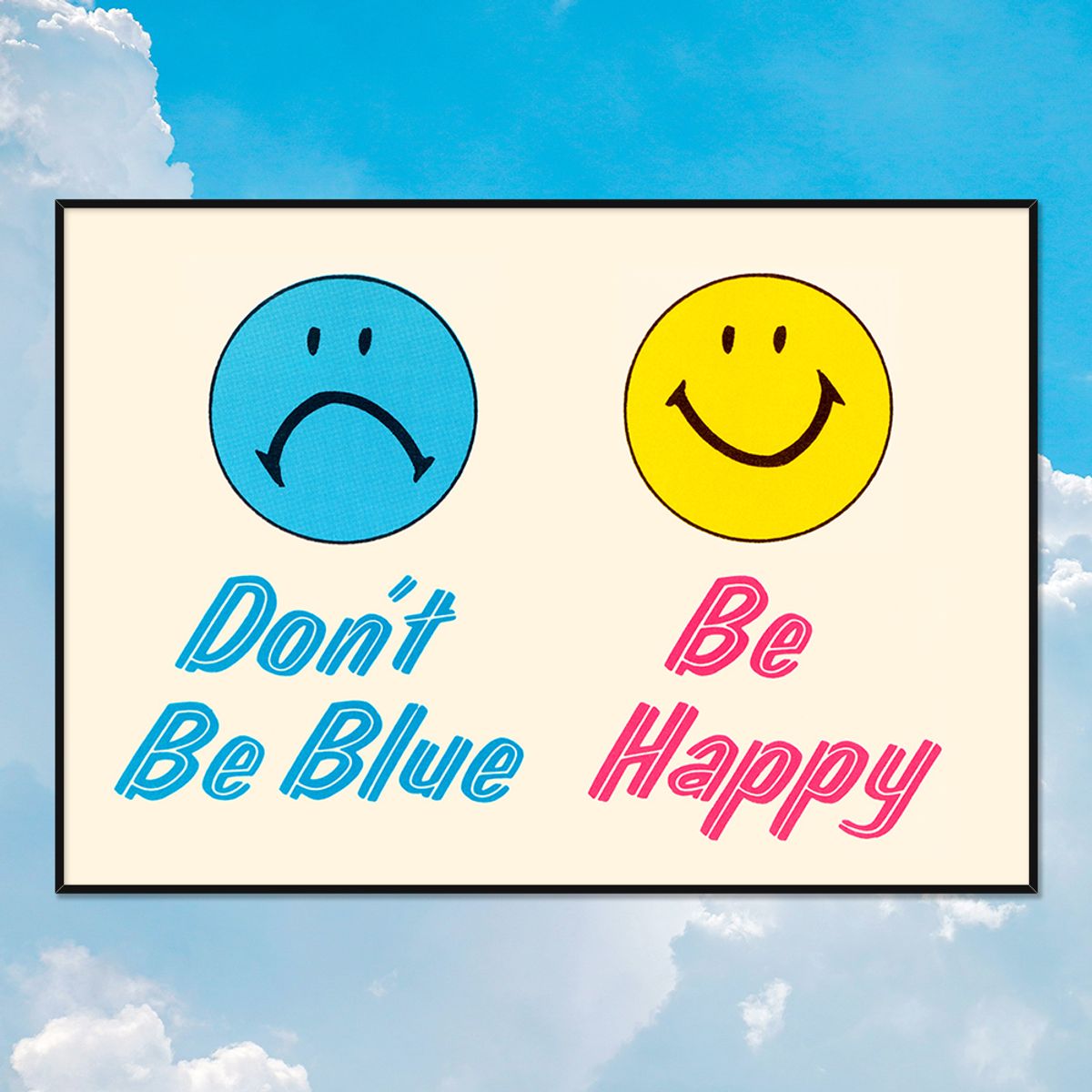 아트밀(ARTMILL) 빈티지 캐릭터 팝아트 포스터액자 33종 - P64 Be Happy