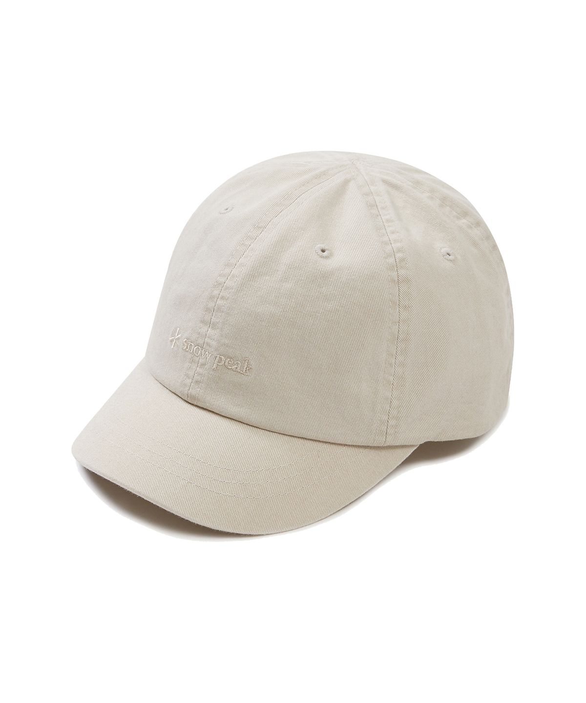 스노우피크 어패럴(SNOWPEAK APPAREL) 클랜드 숏챙 볼캡 (S24FUDBC31) Light Beige