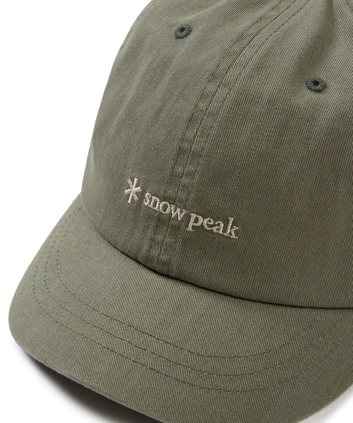 스노우피크 어패럴(SNOWPEAK APPAREL) 클랜드 숏챙 볼캡 (S24FUDBC31) Olive