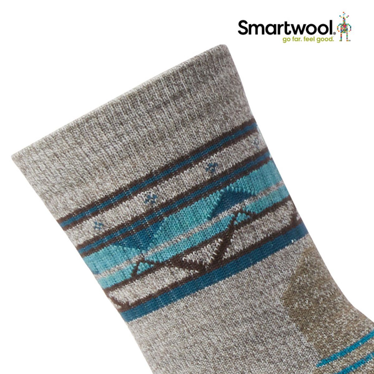 스마트울(SMARTWOOL) W H Light Cushion Zig Zag Valley Mid Crew Socks