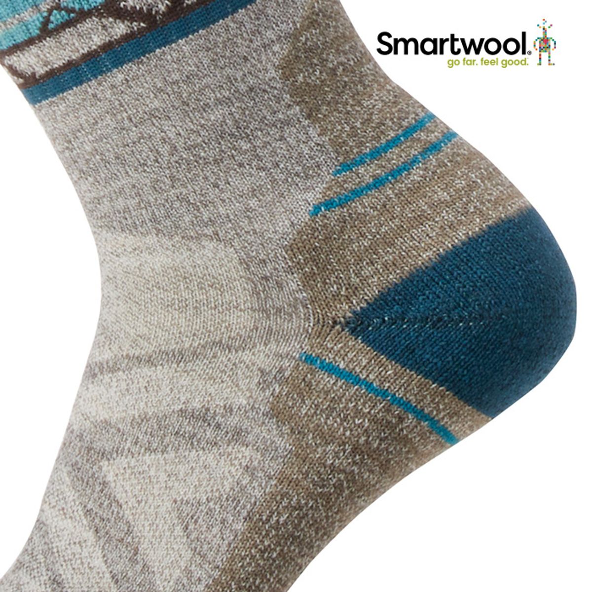 스마트울(SMARTWOOL) W H Light Cushion Zig Zag Valley Mid Crew Socks