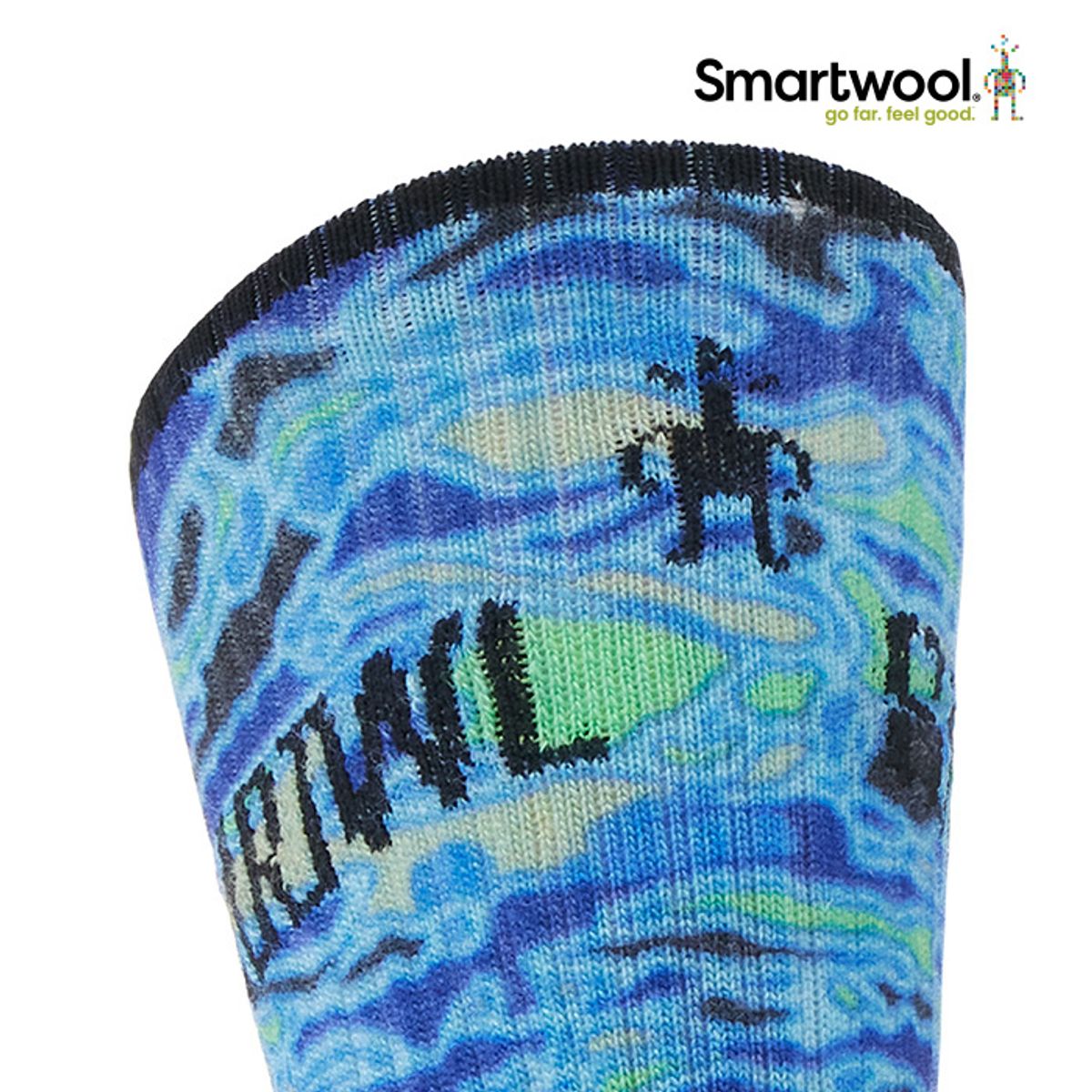 스마트울(SMARTWOOL) Athletic InaDazePrint Crew Socks