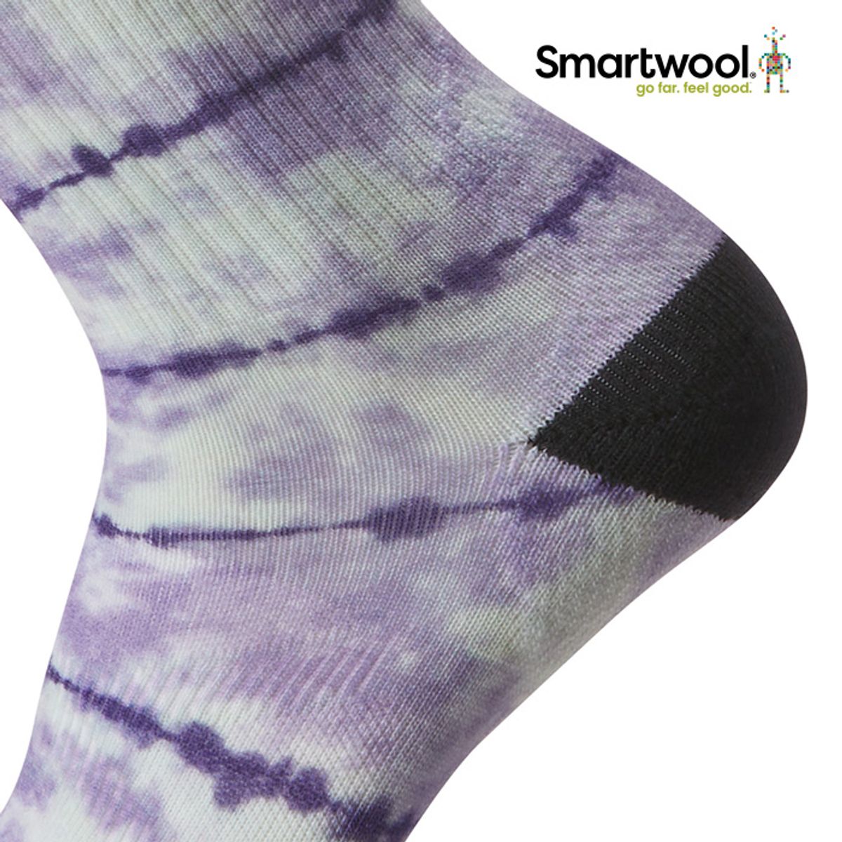 스마트울(SMARTWOOL) Athletic Tie Dye Print Crew Socks