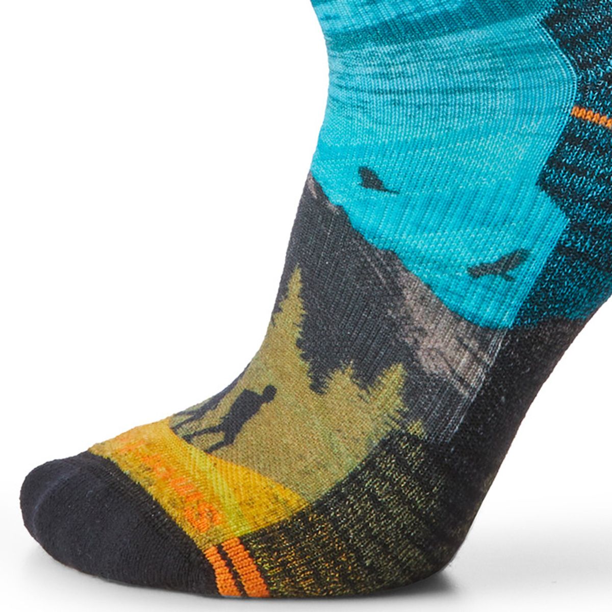 스마트울(SMARTWOOL) Hike Light Cushion Great Excursion Print Crew Socks