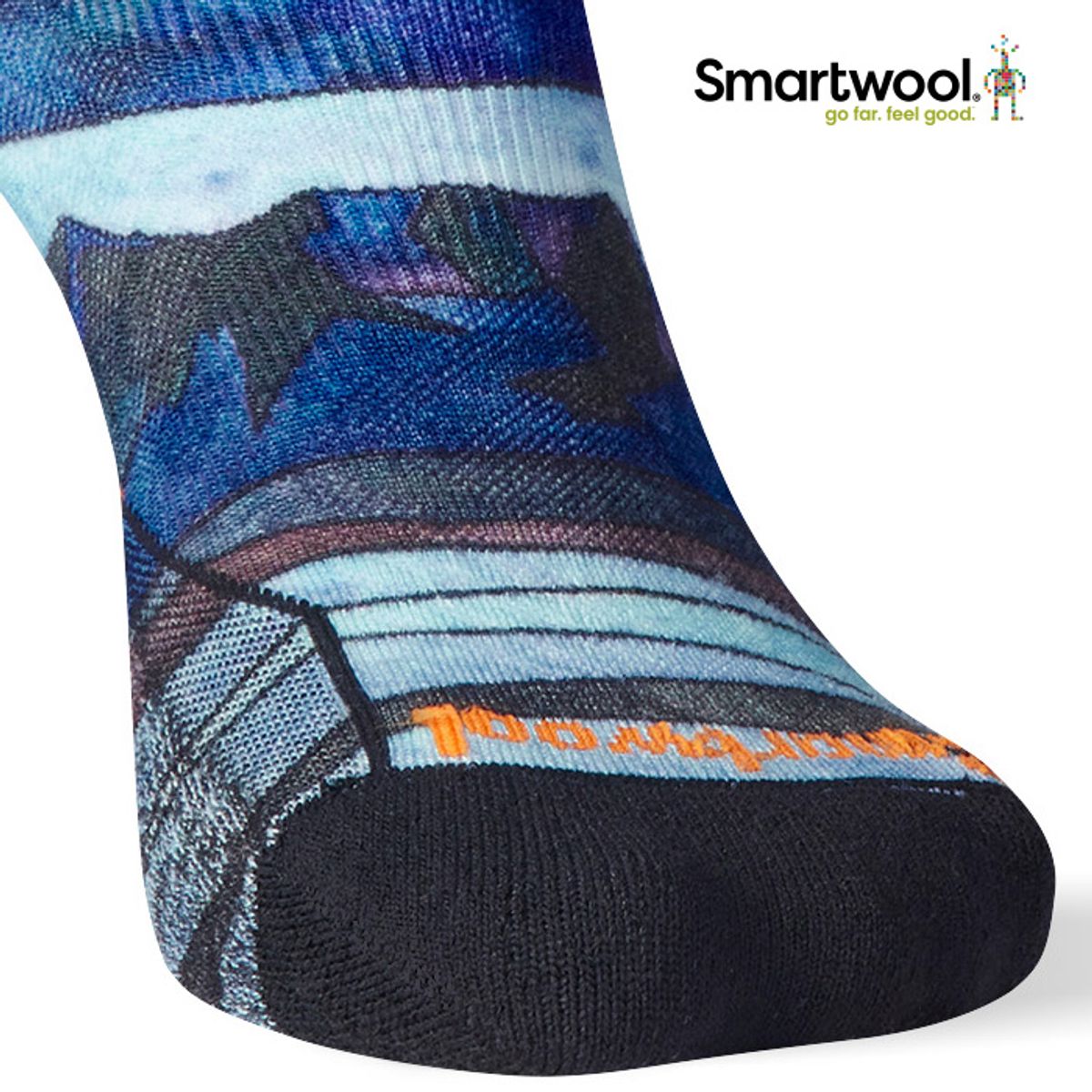 스마트울(SMARTWOOL) W Athlete Edition Run Print Crew Socks  여성