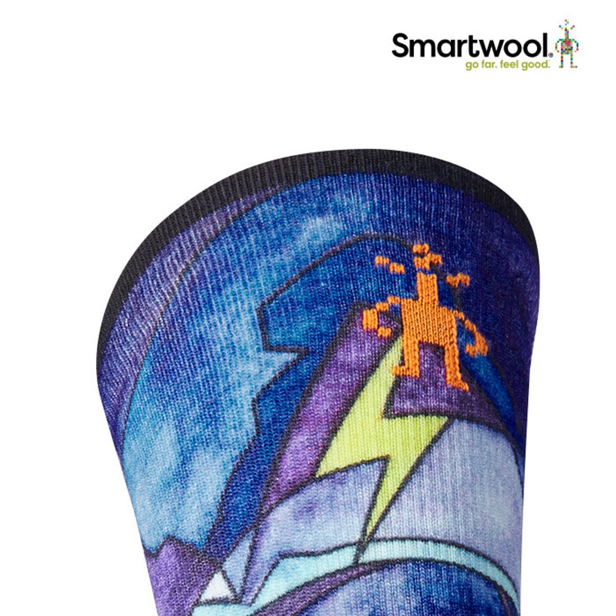스마트울(SMARTWOOL) W Athlete Edition Run Print Crew Socks  여성