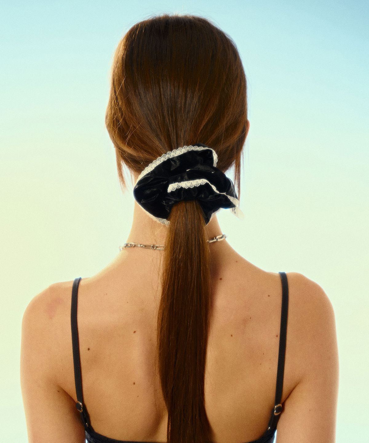 센티멍(SENTIMENTS) NO.509 [BLACK] HAIR SCRUNCHY