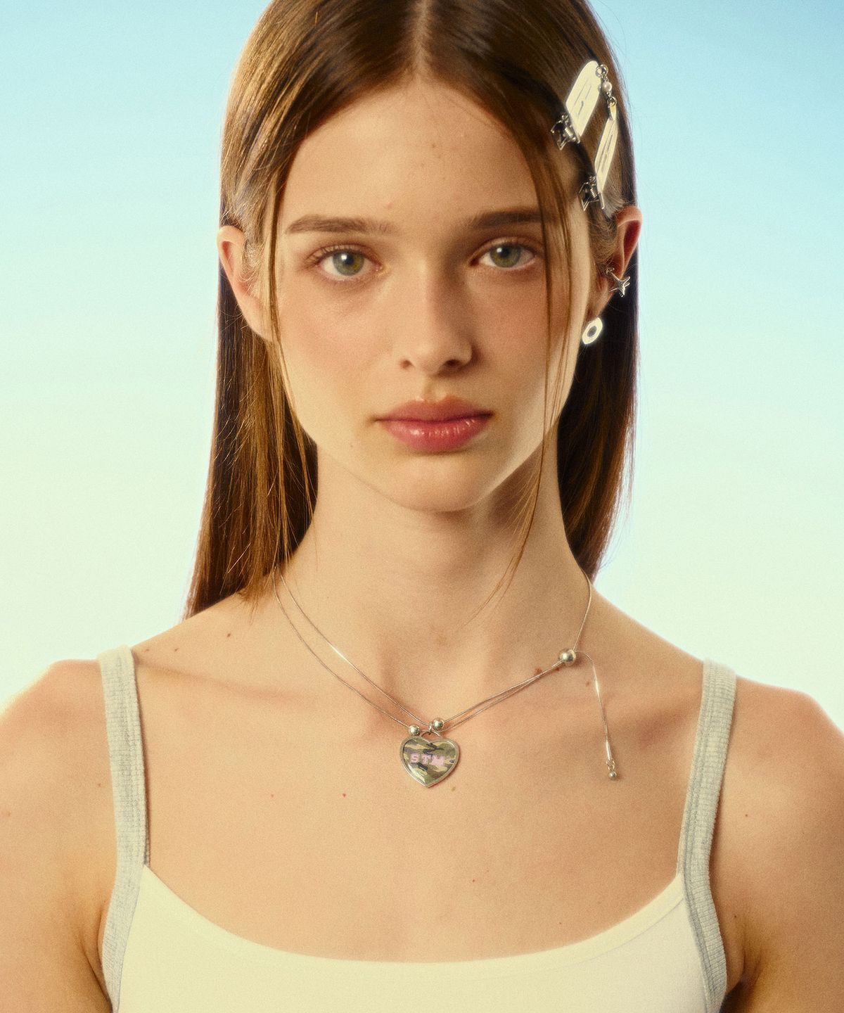 센티멍(SENTIMENTS) NO.551 [PINK] SOLDIER HEART NECKLACE