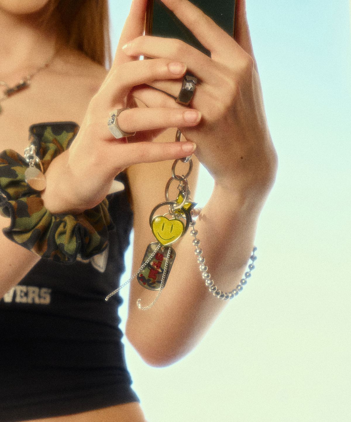 센티멍(SENTIMENTS) NO.549 [RED] SMILE SOLDIER KEY RING