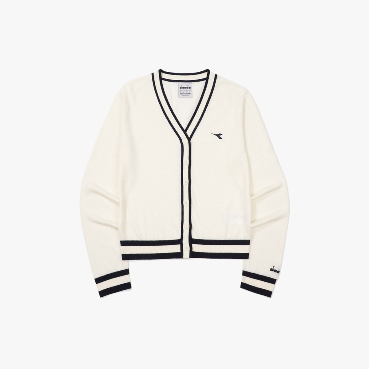 디아도라(diadora) 코지 니트 가디건 우먼 OFF WHITE