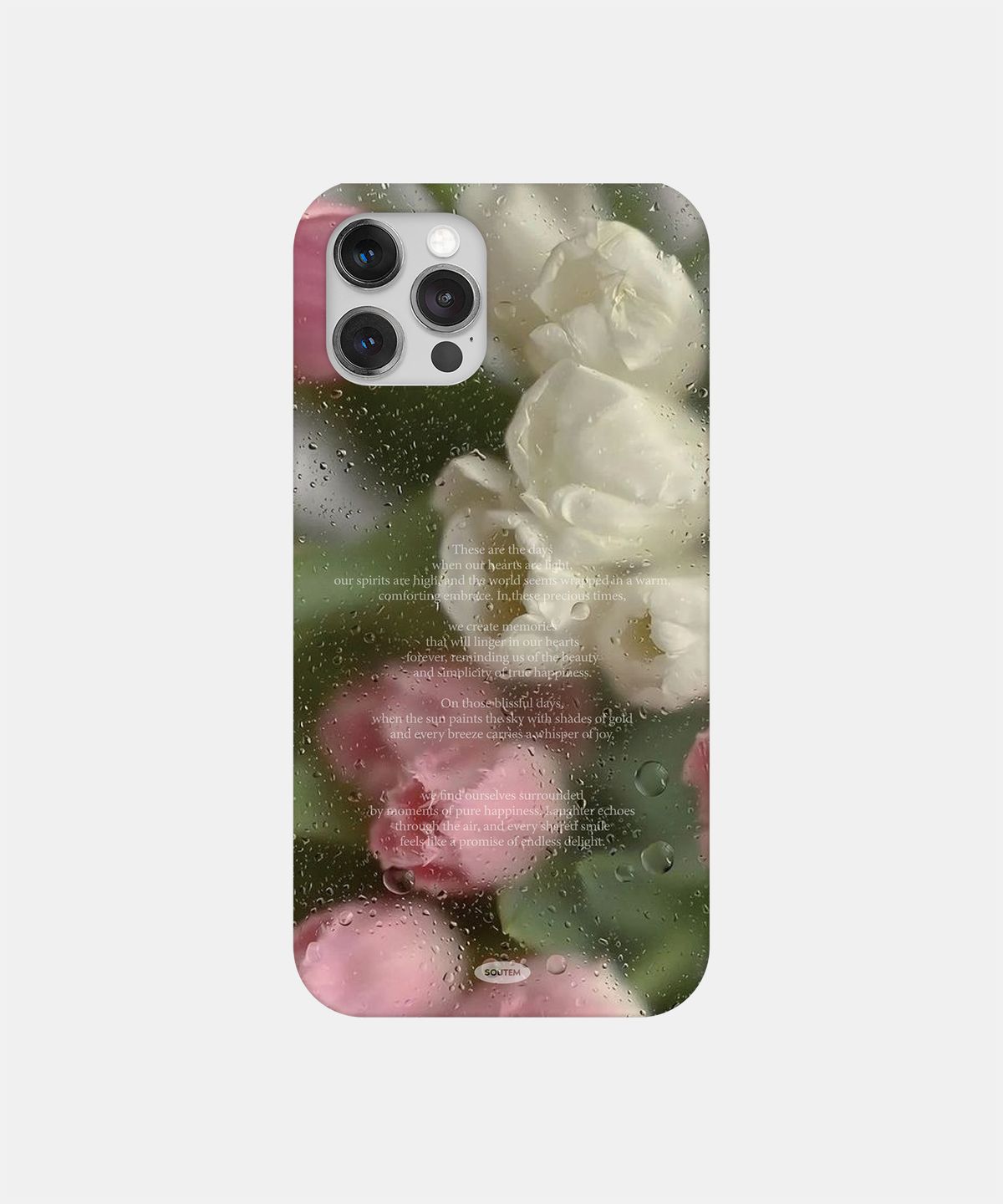 소유템(SOUTEM) Drizzling Flower Phone Case_Hard