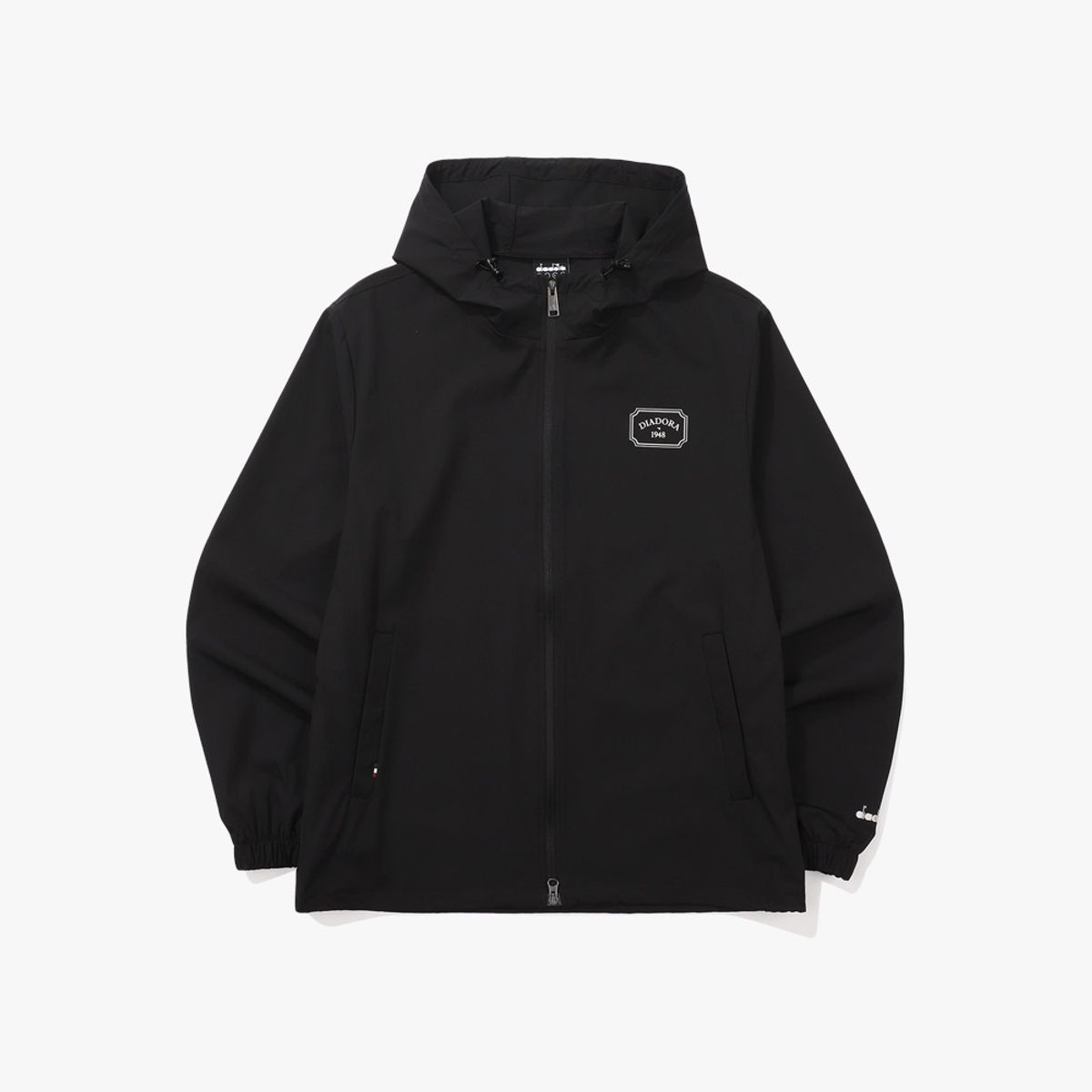 디아도라(diadora) 컴피 우븐 자켓 BLACK
