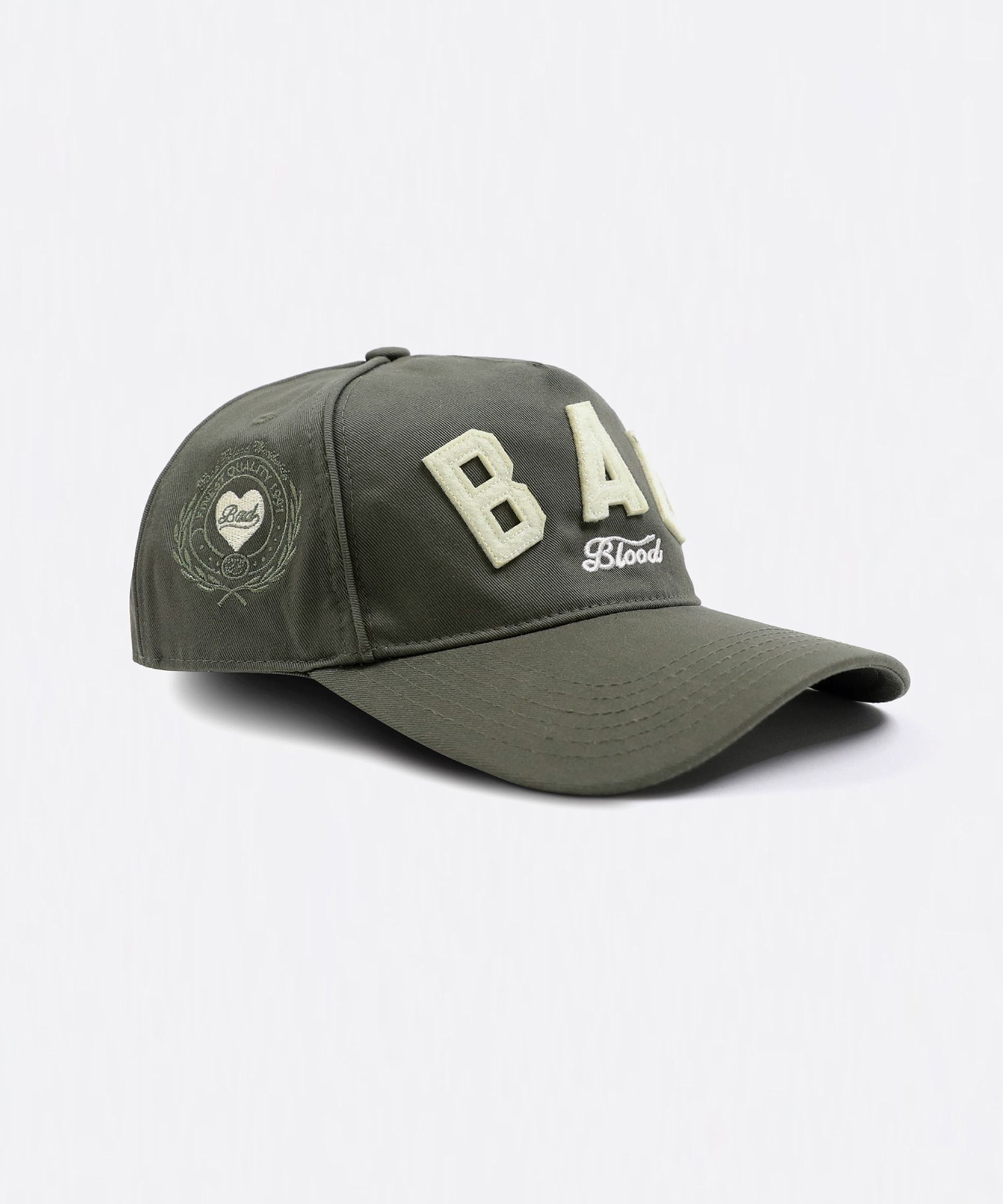 ◆24SS BADBLOOD Bad Bold Logo Ball Cap/3色◆ MUSINSA | BADBLOOD Bad Bold Logo Ball Cap - Khaki