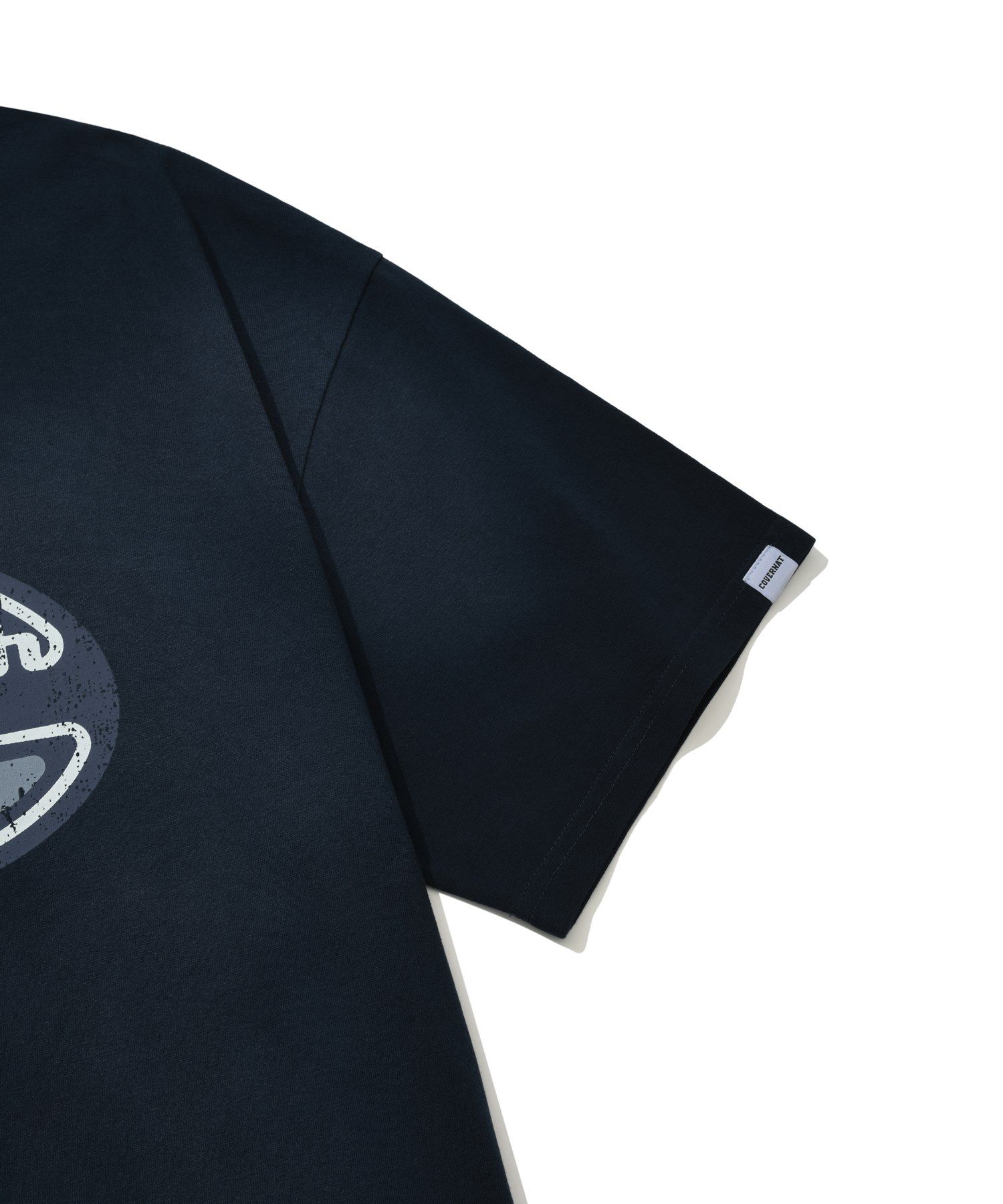 Tシャツ・カットソー COVERNAT Circle Logo Vintage T-Shirt Navy MUSINSA | COVERNAT Circle Logo Vintage T-Shirt Navy