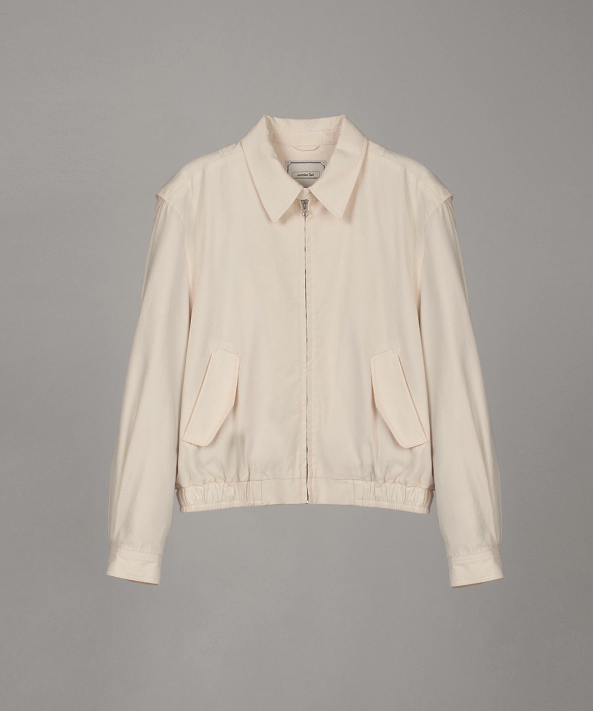 오버듀플레어(OVERDUEFLAIR) SOFT COTTON BLOUSON_ECRU