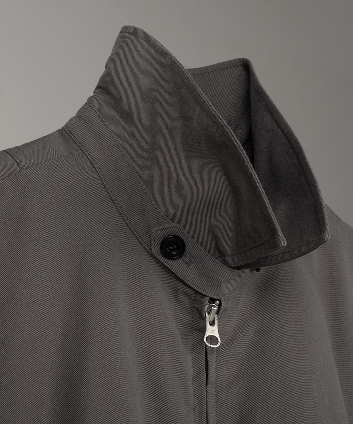 오버듀플레어(OVERDUEFLAIR) SOFT COTTON BLOUSON_CHARCOAL