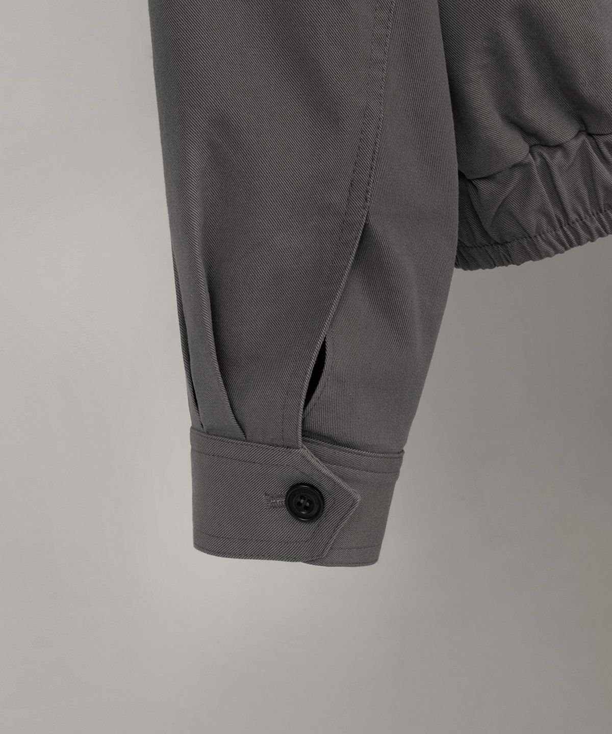 오버듀플레어(OVERDUEFLAIR) SOFT COTTON BLOUSON_CHARCOAL