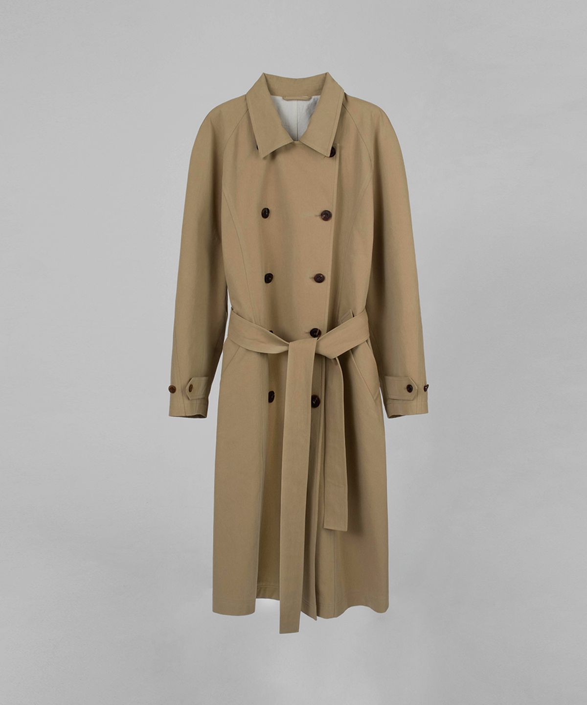 오버듀플레어(OVERDUEFLAIR) COTTON OVERSIZED TRENCH COAT