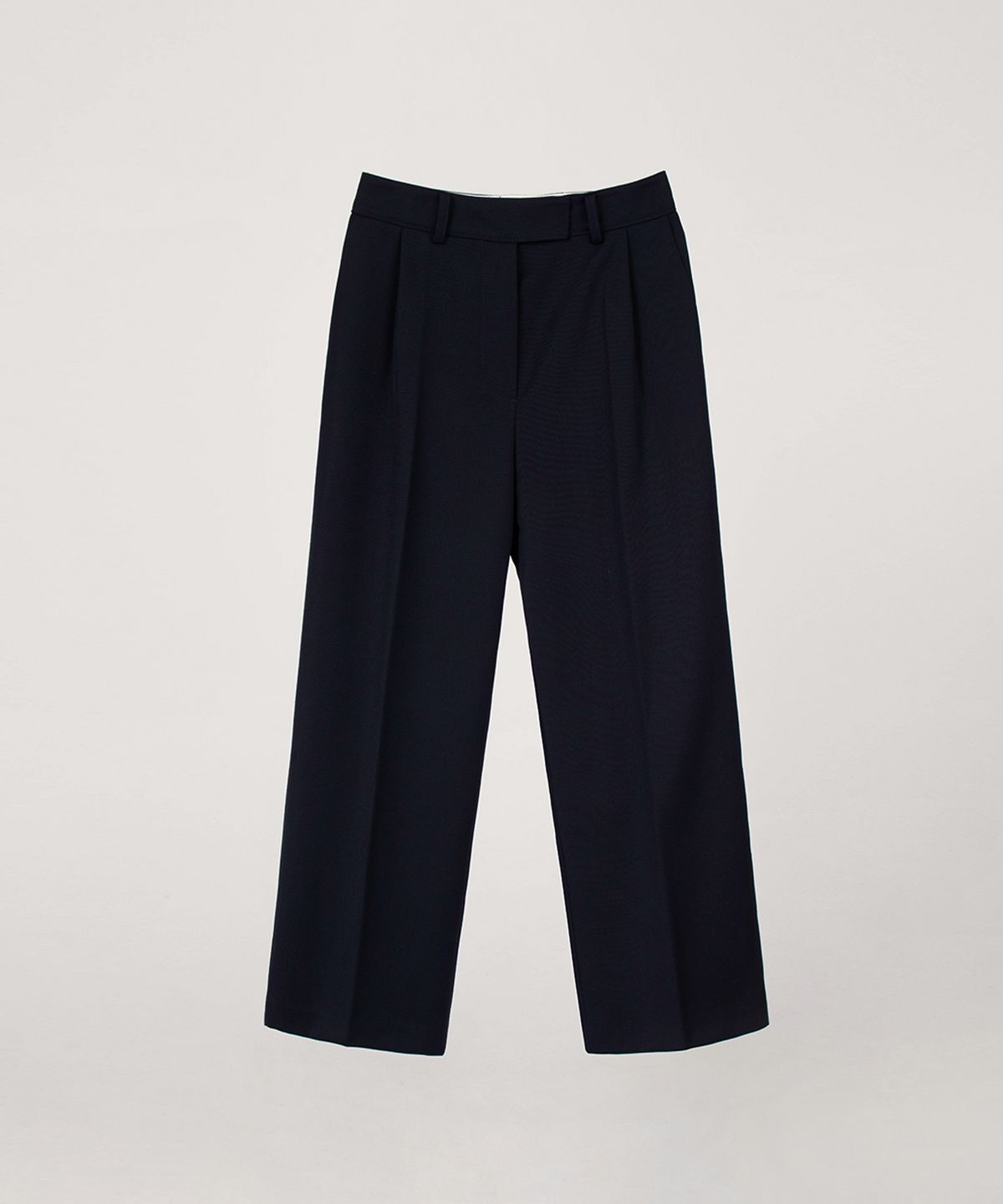 오버듀플레어(OVERDUEFLAIR) WOOL WIDE PANTS_NAVY