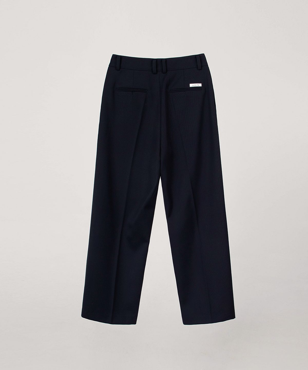 오버듀플레어(OVERDUEFLAIR) WOOL WIDE PANTS_NAVY