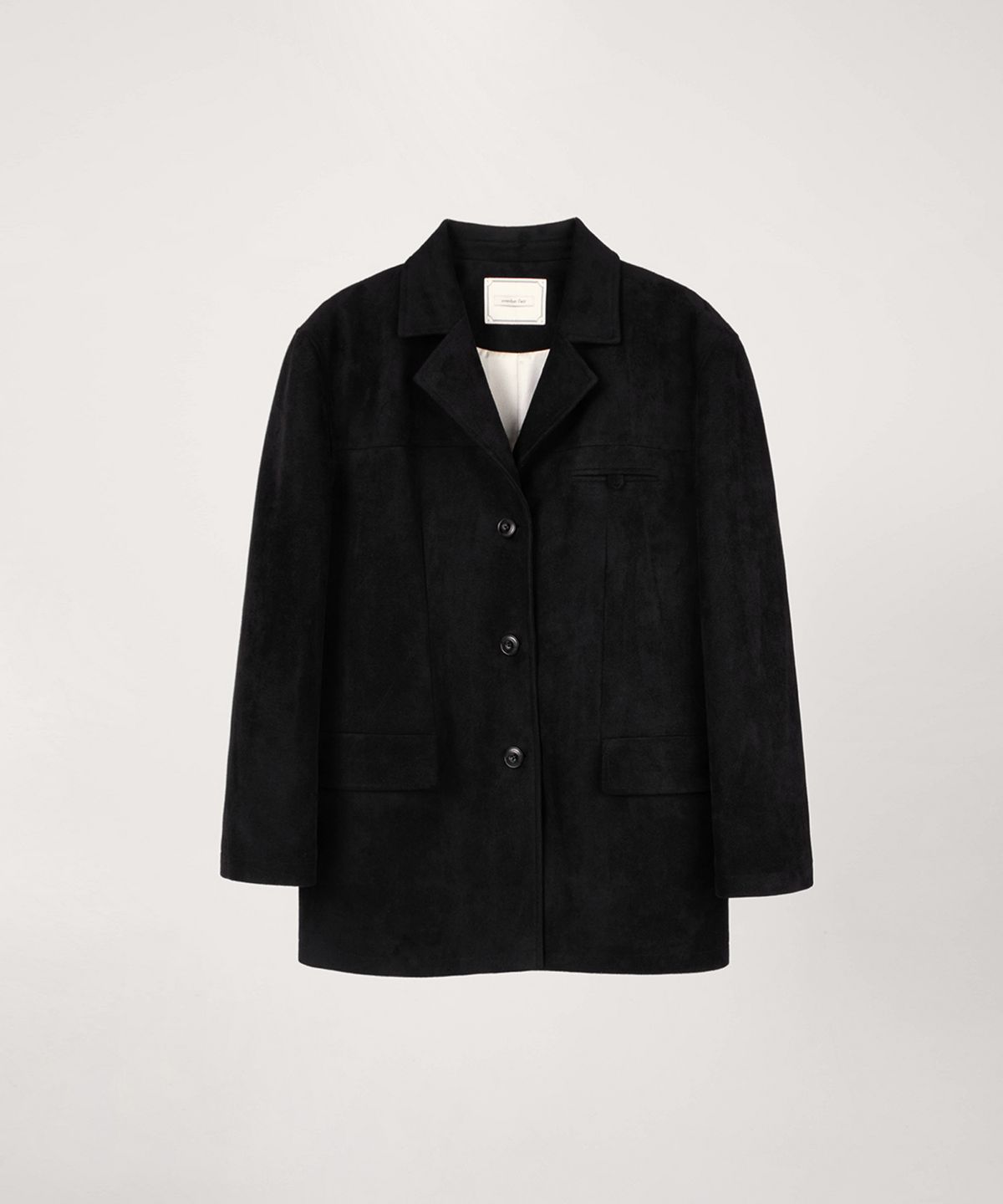 오버듀플레어(OVERDUEFLAIR) CLASSIC SUEDE JACKET_BLACK