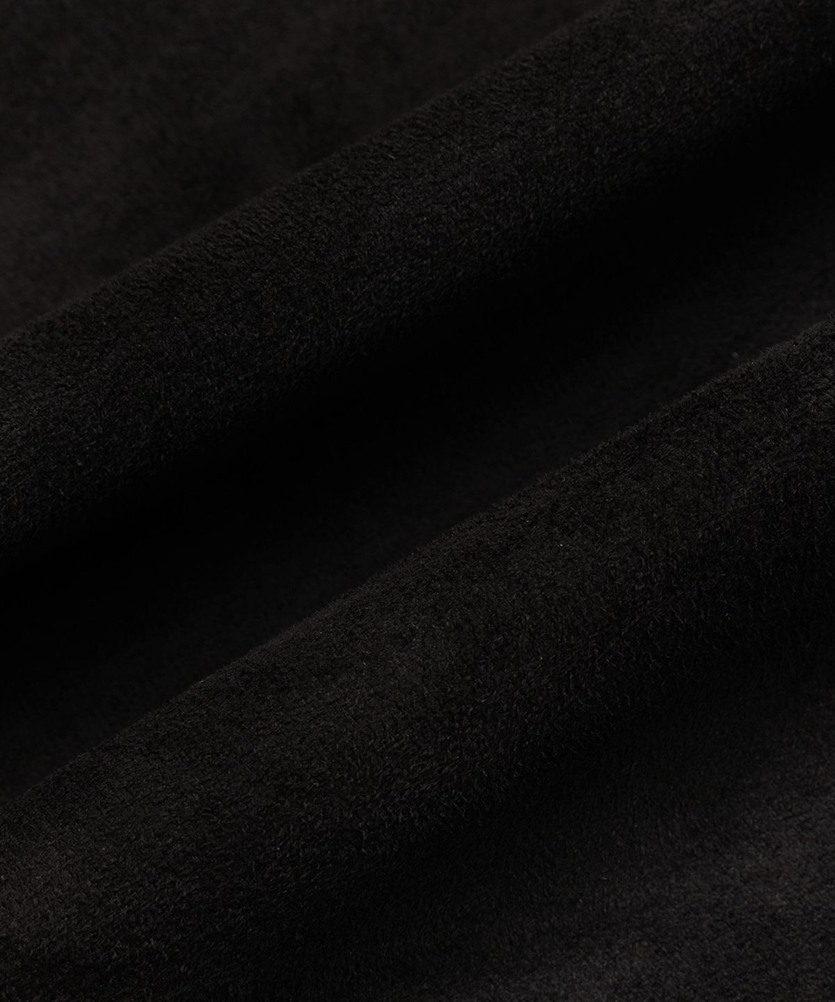 오버듀플레어(OVERDUEFLAIR) VOLUME SUEDE SKIRT_BLACK