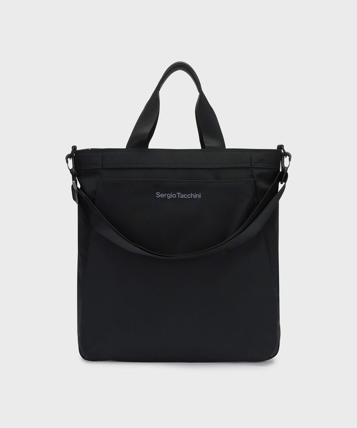 세르지오 타키니(SERGIO TACCHINI) U 에센셜 스퀘어 토트백 (Black)