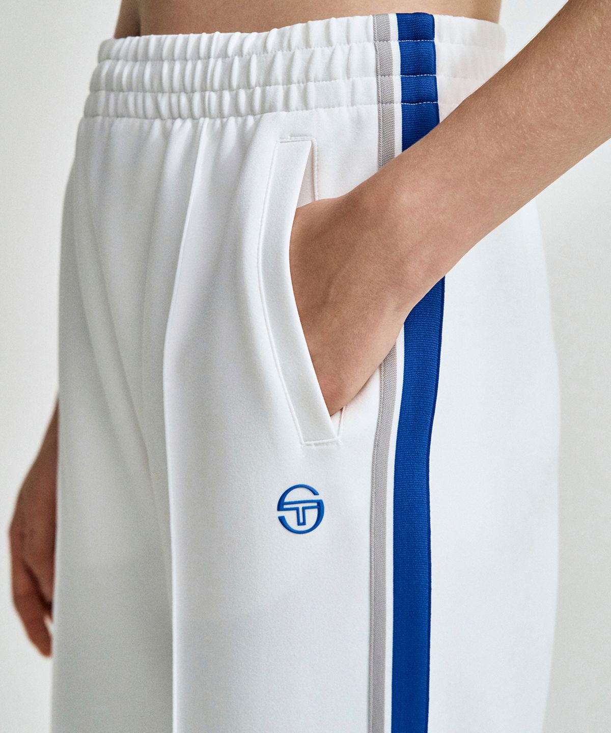 세르지오 타키니(SERGIO TACCHINI) W 고트 다마린도 트랙 팬츠 (White)