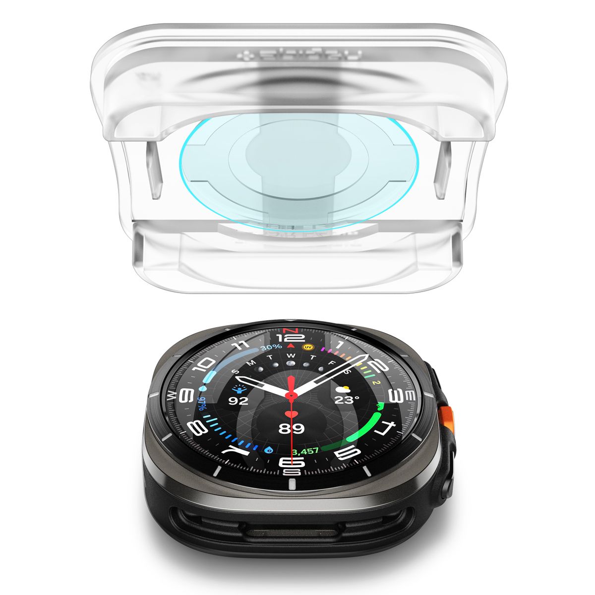 슈피겐(SPIGEN) 갤럭시워치 울트라 강화유리 글라스tR이지핏