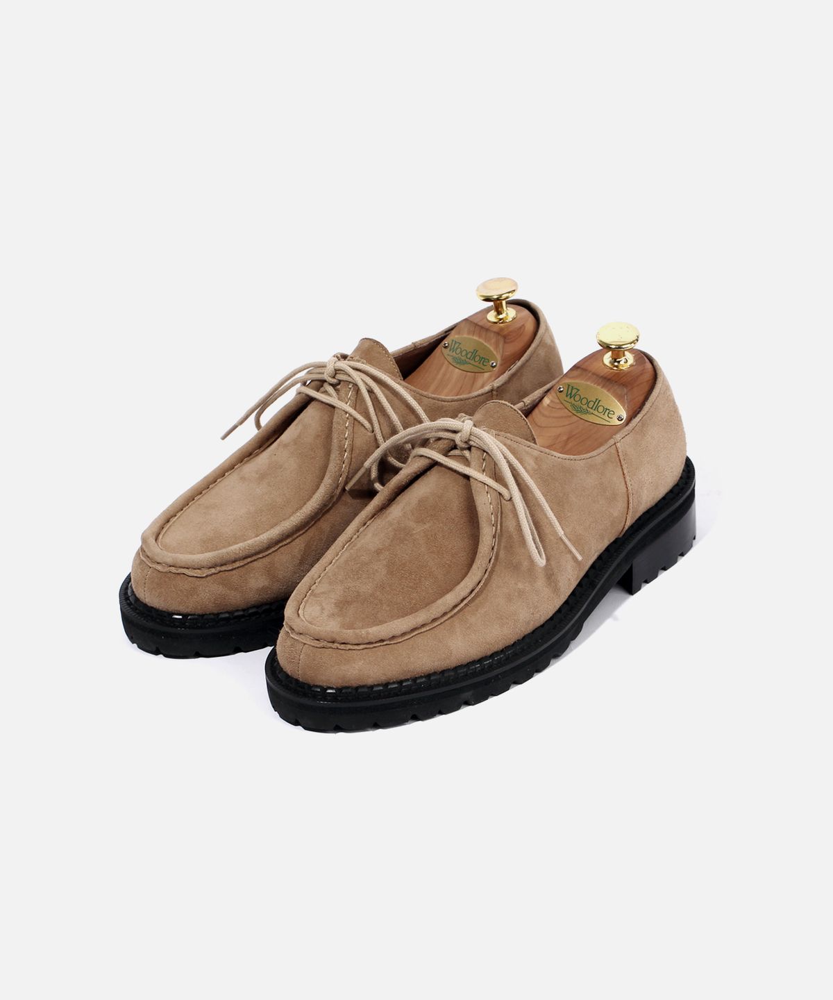 커스텀무드(CUSTOMMOOD) 리차드 스웨이드 티롤리안 더비슈즈(olive khaki)