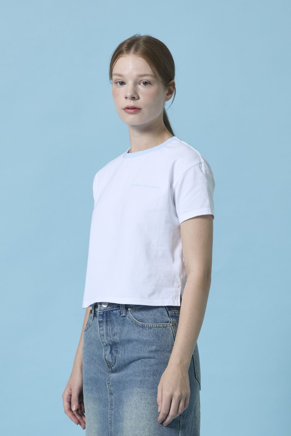 셀피시어펙션(SELFISHAFFECTION) Short-sleeved Ringer T-Shirt