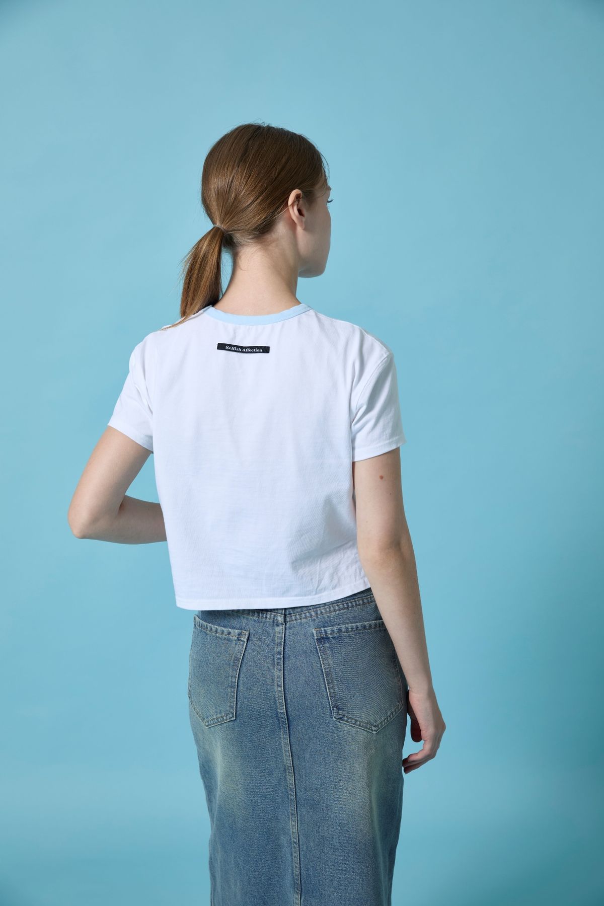 셀피시어펙션(SELFISHAFFECTION) Short-sleeved Ringer T-Shirt