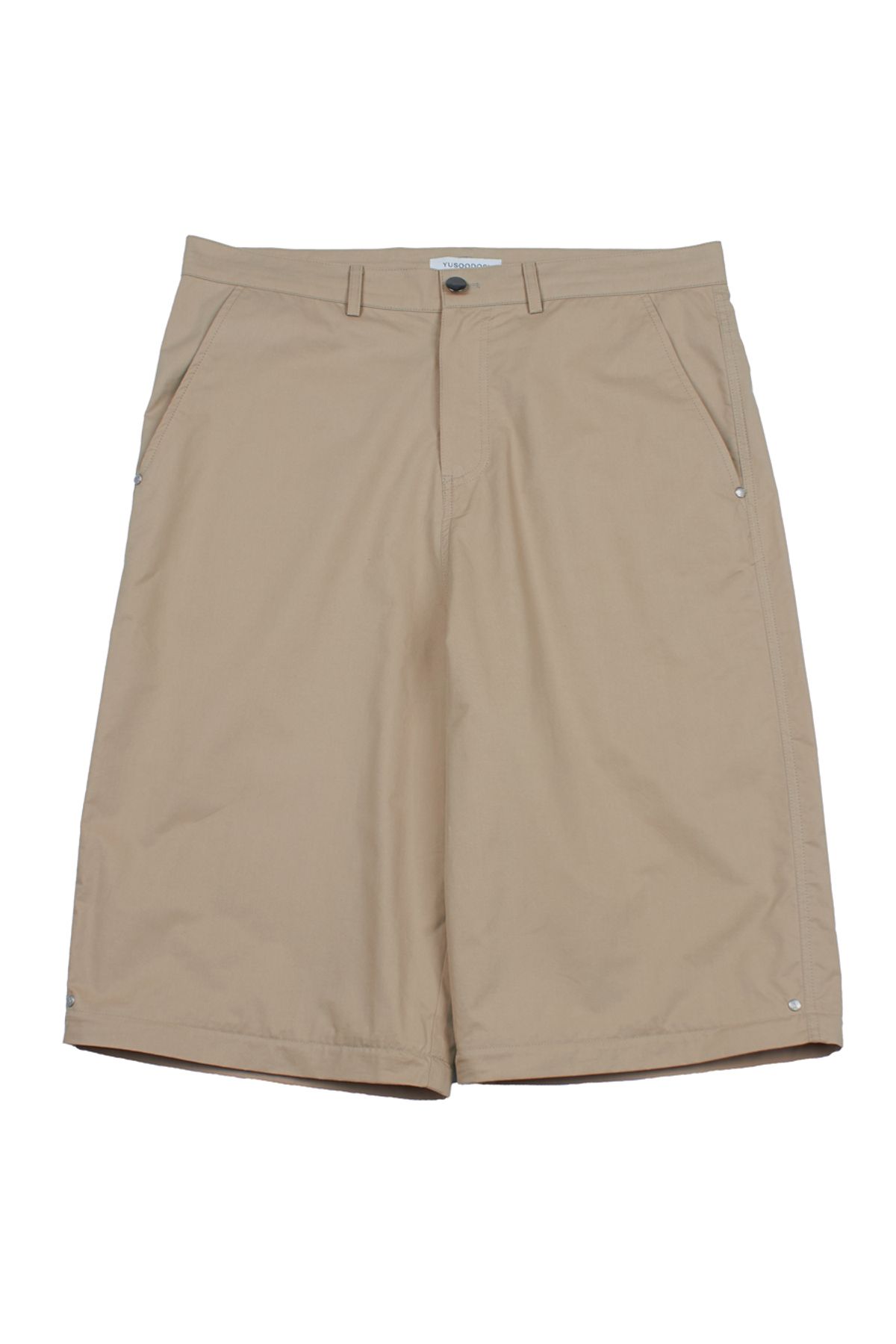 유수도시(YUSOODOSI) 3-way Convertible Cotton Pants (Beige)